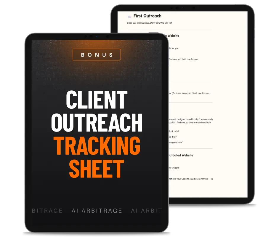 Client Outreach Tracking Sheet
